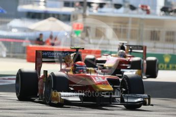 World © Octane Photographic Ltd. Friday 27th November 2015. Racing Engineering – Alexander Rossi and Jordan King. GP2 Practice, Yas Marina, Abu Dhabi. Digital Ref. : 1476LB1D5741