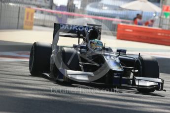 World © Octane Photographic Ltd. Friday 27th November 2015. Daiko Team Lazarus– Nathanaël Berthon. GP2 Practice, Yas Marina, Abu Dhabi. Digital Ref. : 1476LB1D5821