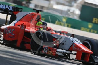 World © Octane Photographic Ltd. Friday 27th November 2015. Arden International – Andre Negrao. GP2 Practice, Yas Marina, Abu Dhabi. Digital Ref. : 1476LB1D5899