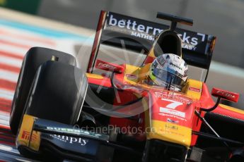 World © Octane Photographic Ltd. Friday 27th November 2015. Racing Engineering – Jordan King. GP2 Practice, Yas Marina, Abu Dhabi. Digital Ref. : 1476LB1D6072