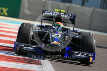 World © Octane Photographic Ltd. Friday 27th November 2015. Daiko Team Lazarus– Sergio Canamasas. GP2 Practice, Yas Marina, Abu Dhabi. Digital Ref. : 1476LB1D6106