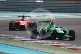 World © Octane Photographic Ltd. Friday 27th November 2015. Status Grand Prix – Sandy Stuvik and Arden International – Aleksander Bosak. GP3 Qualifying - Yas Marina, Abu Dhabi. Digital Ref. : 1479CB1L5443