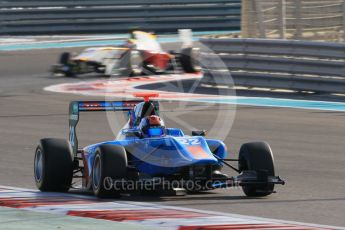 World © Octane Photographic Ltd. Friday 27th November 2015. Jenzer Motorsport – Ralph Boschung and Campos Racing – Alex Palou. GP3 Qualifying - Yas Marina, Abu Dhabi. Digital Ref. : 1479CB1L5454