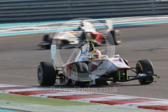 World © Octane Photographic Ltd. Friday 27th November 2015. Campos Racing – Alex Palou and Zaid Ashkanani. GP3 Qualifying - Yas Marina, Abu Dhabi. Digital Ref. : 1479CB1L5457