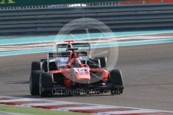 World © Octane Photographic Ltd. Friday 27th November 2015. Arden International – Kevin Ceccon and Koiranen GP – Matthew Parry. GP3 Qualifying - Yas Marina, Abu Dhabi. Digital Ref. : 1479CB1L5495