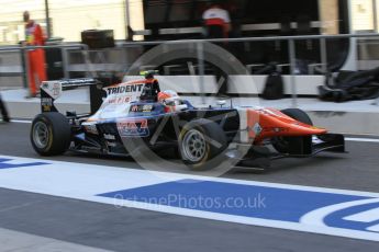 World © Octane Photographic Ltd. Friday 27th November 2015. Trident – Luca Ghiotto. GP3 Practice - Yas Marina, Abu Dhabi. Digital Ref. : 1475CB1L4421