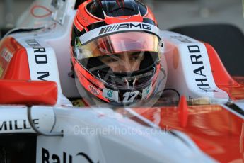 World © Octane Photographic Ltd. Friday 27th November 2015. ART Grand Prix – Esteban Ocon. GP3 Practice - Yas Marina, Abu Dhabi. Digital Ref. : 1475CB1L4447
