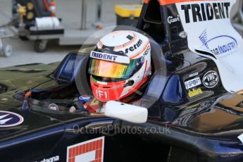 World © Octane Photographic Ltd. Friday 27th November 2015. Trident – Michele Beretta. GP3 Practice - Yas Marina, Abu Dhabi. Digital Ref. : 1475CB1L4455