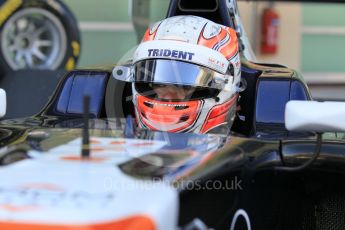 World © Octane Photographic Ltd. Friday 27th November 2015. Trident – Luca Ghiotto. GP3 Practice - Yas Marina, Abu Dhabi. Digital Ref. : 1475CB1L4459