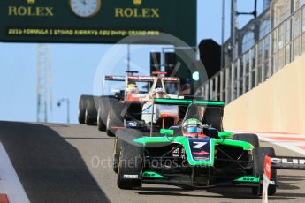 World © Octane Photographic Ltd. Friday 27th November 2015. Status Grand Prix – Seb Morris. GP3 Practice - Yas Marina, Abu Dhabi. Digital Ref. : 1475CB1L4519