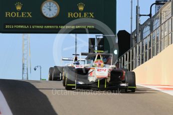 World © Octane Photographic Ltd. Friday 27th November 2015. Campos Racing – Alex Palou and Zaid Ashkanani. GP3 Practice - Yas Marina, Abu Dhabi. Digital Ref. : 1475CB1L4530