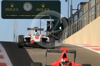 World © Octane Photographic Ltd. Friday 27th November 2015. ART Grand Prix – Alfonso Celis Jr. GP3 Practice - Yas Marina, Abu Dhabi. Digital Ref. : 1475CB1L4552