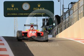 World © Octane Photographic Ltd. Friday 27th November 2015. Arden International – Emil Bernstorff. GP3 Practice - Yas Marina, Abu Dhabi. Digital Ref. : 1475CB1L4556