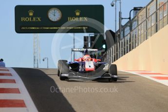 World © Octane Photographic Ltd. Friday 27th November 2015. Carlin – Antonio Fuoco. GP3 Practice - Yas Marina, Abu Dhabi. Digital Ref. : 1475CB1L4564