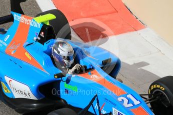 World © Octane Photographic Ltd. Friday 27th November 2015. Jenzer Motorsport – Matheo Tuscher. GP3 Practice - Yas Marina, Abu Dhabi. Digital Ref. : 1475CB1L4614