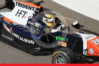 World © Octane Photographic Ltd. Friday 27th November 2015. Trident – Artur Janosz. GP3 Practice - Yas Marina, Abu Dhabi. Digital Ref. : 1475CB1L4714