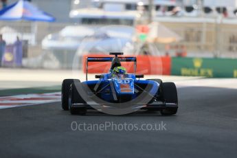 World © Octane Photographic Ltd. Friday 27th November 2015. Jenzer Motorsport – Pal Varhaug. GP3 Practice - Yas Marina, Abu Dhabi. Digital Ref. : 1475LB1D5176