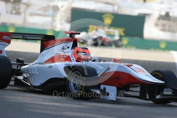 World © Octane Photographic Ltd. Friday 27th November 2015. ART Grand Prix – Esteban Ocon. GP3 Practice - Yas Marina, Abu Dhabi. Digital Ref. : 1475LB1D5210