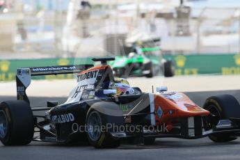 World © Octane Photographic Ltd. Friday 27th November 2015. Trident – Artur Janosz. GP3 Practice - Yas Marina, Abu Dhabi. Digital Ref. : 1475LB1D5233
