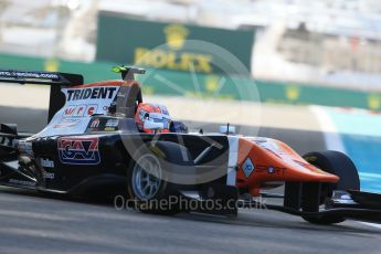 World © Octane Photographic Ltd. Friday 27th November 2015. Trident – Luca Ghiotto. GP3 Practice - Yas Marina, Abu Dhabi. Digital Ref. : 1475LB1D5289