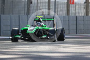 World © Octane Photographic Ltd. Friday 27th November 2015. Status Grand Prix – Alex Fontana. GP3 Practice - Yas Marina, Abu Dhabi. Digital Ref. : 1475LB1D5494
