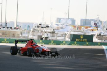 World © Octane Photographic Ltd. Friday 27th November 2015. Arden International – Kevin Ceccon. GP3 Practice - Yas Marina, Abu Dhabi. Digital Ref. : 1475LB5D3872