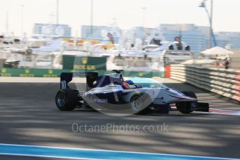 World © Octane Photographic Ltd. Friday 27th November 2015. Koiranen GP – Matevos Isaakyan. GP3 Practice - Yas Marina, Abu Dhabi. Digital Ref. : 1475LB5D3903