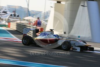 World © Octane Photographic Ltd. Friday 27th November 2015. Campos Racing – Zaid Ashkanani. GP3 Practice - Yas Marina, Abu Dhabi. Digital Ref. : 1475LB5D3921
