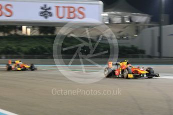 World © Octane Photographic Ltd. Friday 27th November 2015. Racing Engineering – Alexander Rossi and Jordan King. GP2 Qualifying, Yas Marina, Abu Dhabi. Digital Ref. : 1481CB1L5934