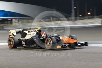 World © Octane Photographic Ltd. Friday 27th November 2015. Trident – Daniël de Jong. GP2 Qualifying, Yas Marina, Abu Dhabi. Digital Ref. : 1481CB1L6012