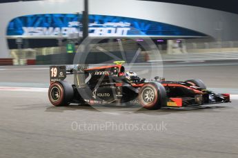 World © Octane Photographic Ltd. Friday 27th November 2015. Rapax – Gustav Malja. GP2 Qualifying, Yas Marina, Abu Dhabi. Digital Ref. : 1481CB1L6037