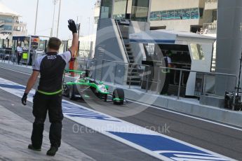 World © Octane Photographic Ltd. Saturday 28th November 2015. Status Grand Prix – Seb Morris. GP3 Race 1 - Yas Marina, Abu Dhabi. Digital Ref. :