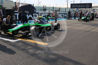 World © Octane Photographic Ltd. Saturday 28th November 2015. Status Grand Prix – Alex Fontana. GP3 Race 1 - Yas Marina, Abu Dhabi. Digital Ref. :