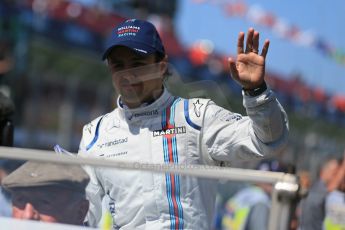 World © Octane Photographic Ltd. Williams Martini Racing FW37 – Felipe Massa. Sunday 15th March 2015, F1 Australian GP Drivers’ Parade, Melbourne, Albert Park, Australia. Digital Ref: 1211LB1D9036