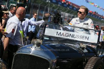 World © Octane Photographic Ltd. McLaren Honda MP4/30 – Kevin Magnussen. Sunday 15th March 2015, F1 Australian GP Drivers’ Parade, Melbourne, Albert Park, Australia. Digital Ref: 1211LB1D9050