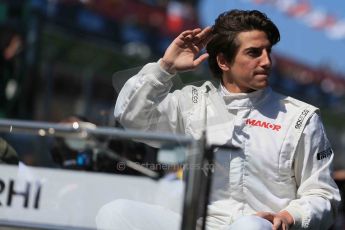 World © Octane Photographic Ltd. Manor Marussia F1 Team MR03 – Roberto Merhi. Sunday 15th March 2015, F1 Australian GP Drivers’ Parade, Melbourne, Albert Park, Australia. Digital Ref: 1211LB1D9133