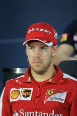 World © Octane Photographic Ltd. Scuderia Ferrari SF15-T– Sebastian Vettel FIA Drivers’ Press Conference. Thursday 12th March 2015, F1 Australian GP, Melbourne, Albert Park, Australia. Digital Ref: 1199LB1D4708