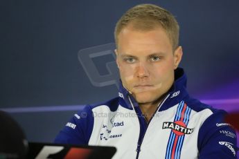 World © Octane Photographic Ltd. Williams Martini Racing FW37 – Valtteri Bottas FIA Drivers’ Press Conference. Thursday 12th March 2015, F1 Australian GP, Melbourne, Albert Park, Australia. Digital Ref: 1199LB1D4739