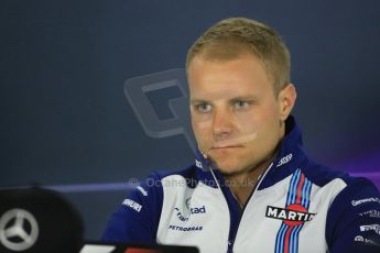 World © Octane Photographic Ltd. Williams Martini Racing FW37 – Valtteri Bottas FIA Drivers’ Press Conference. Thursday 12th March 2015, F1 Australian GP, Melbourne, Albert Park, Australia. Digital Ref: 1199LB1D4777