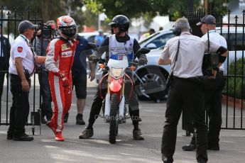 World © Octane Photographic Ltd. Scuderia Ferrari SF15-T– Kimi Raikkonen returns to the pits. Sunday 15th March 2015, F1 Australian GP Paddock, Melbourne, Albert Park, Australia. Digital Ref: 1210LB1D9929