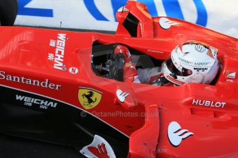World © Octane Photographic Ltd. Scuderia Ferrari SF15-T– Sebastian Vettel. Sunday 15th March 2015, F1 Australian GP Parc Ferme, Melbourne, Albert Park, Australia. Digital Ref: 1210LB1D9997