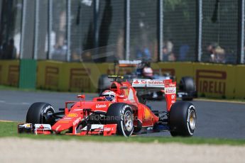 World © Octane Photographic Ltd. Scuderia Ferrari SF15-T– Kimi Raikkonen. Friday 13th March 2015, F1 Australian GP Practice 1, Melbourne, Albert Park, Australia. Digital Ref: 1200LB1D5019