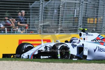 World © Octane Photographic Ltd. Williams Martini Racing FW37 – Valtteri Bottas. Friday 13th March 2015, F1 Australian GP Practice 1, Melbourne, Albert Park, Australia. Digital Ref: 1200LB1D5097