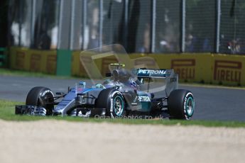 World © Octane Photographic Ltd. Mercedes AMG Petronas F1 W06 Hybrid – Nico Rosberg. Friday 13th March 2015, F1 Australian GP Practice 1, Melbourne, Albert Park, Australia. Digital Ref: 1200LB1D5160