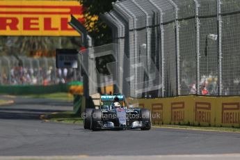 World © Octane Photographic Ltd. Mercedes AMG Petronas F1 W06 Hybrid – Lewis Hamilton. Friday 13th March 2015, F1 Australian GP Practice 1, Melbourne, Albert Park, Australia. Digital Ref: 1200LB1D5434