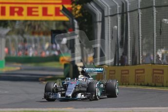 World © Octane Photographic Ltd. Mercedes AMG Petronas F1 W06 Hybrid – Lewis Hamilton. Friday 13th March 2015, F1 Australian GP Practice 1, Melbourne, Albert Park, Australia. Digital Ref: 1200LB1D5469