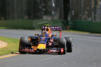 World © Octane Photographic Ltd. Infiniti Red Bull Racing RB11 – Daniil Kvyat. Friday 13th March 2015, F1 Australian GP Practice 1, Melbourne, Albert Park, Australia. Digital Ref: 1200LB1D5499