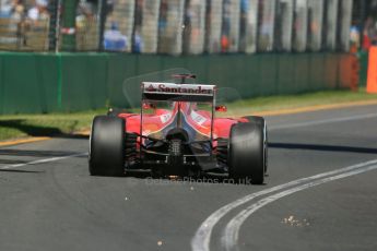 World © Octane Photographic Ltd. Scuderia Ferrari SF15-T– Sebastian Vettel. Friday 13th March 2015, F1 Australian GP Practice 1, Melbourne, Albert Park, Australia. Digital Ref: 1200LB1D5594