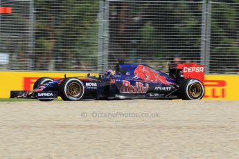 World © Octane Photographic Ltd. Scuderia Toro Rosso STR10 – Max Verstappen Friday 13th March 2015, F1 Australian GP Practice 1, Melbourne, Albert Park, Australia. Digital Ref: 1200LW1L5691