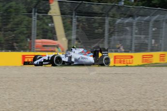 World © Octane Photographic Ltd. Williams Martini Racing FW37 – Valtteri Bottas. Friday 13th March 2015, F1 Australian GP Practice 1, Melbourne, Albert Park, Australia. Digital Ref: 1200LW1L5816